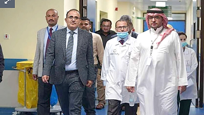 ​الصحة تتفقد سير أداء الخدمات الصحية بمستشفى عدن العام 